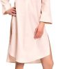 Donne LaurenRalph Lauren Abbigliamento Da Salotto | Camicia Da Notte Luna In Champagne/Bianco A Nordstrom, Taglia X-Small