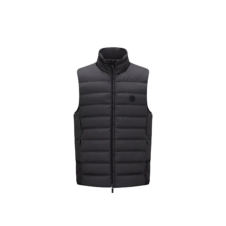 Uomini Moncler Gilet | Gilet Tarn Down Nero Taglia 5