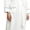 Donne Nordstrom Abbigliamento Da Salotto | Vestaglia Di Seta Elasticizzata In Ecru A Nordstrom, Taglia Xx-Large