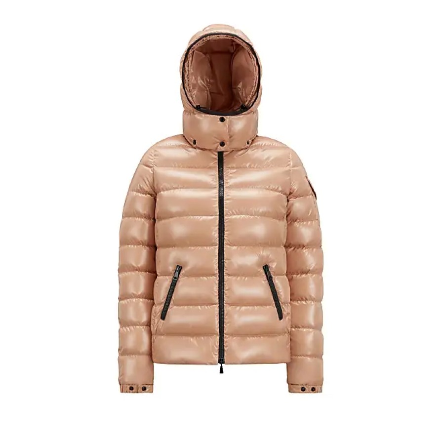 Donne Moncler Giacche | Piumino Corto Bady Beige Taglia 2