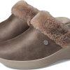 Donne Lusingato Pantofole | Martha Stewart - Pier Lite - Scarpe Da Donna Cozy High (Tortora Scuro).