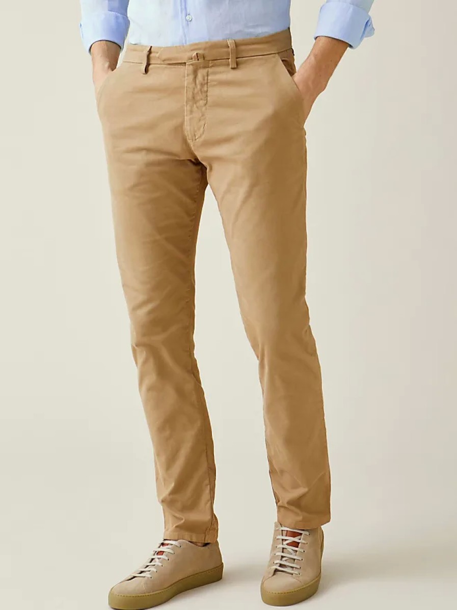 Uomini polo Ralph Lauren Pantaloni | Chino In Cotone Cortina Beige Cammello