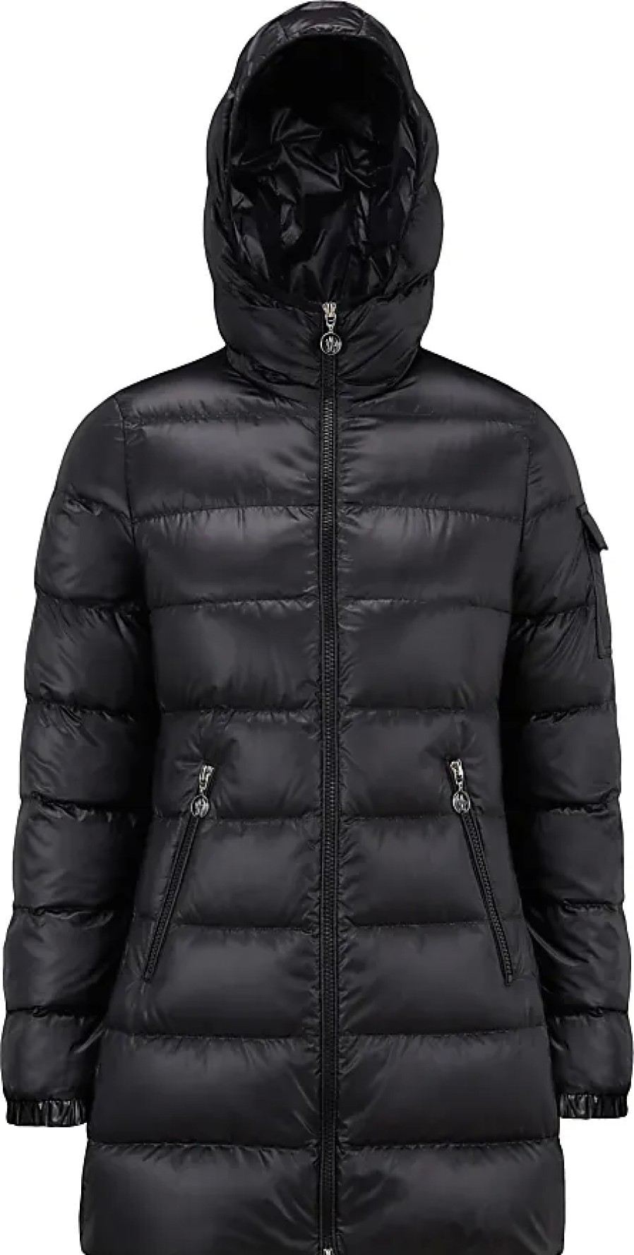 Donne Moncler Giacche | Piumino Corto Glements Nero Taglia 3