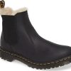 Donne Paul Smith Stivali | 2976 Stivaletto Chelsea In Finto Shearling Nel Wyoming Nero A Nordstrom, Taglia 5Us