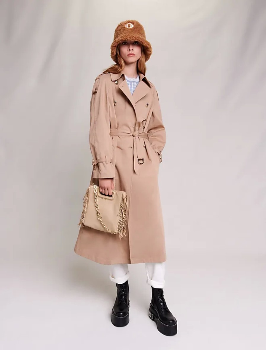 Donne Burberry Cappotti | Trench Oversize Da Donna In Cotone, Autunno/Inverno, Taglia Cappotti-Donna-S, Colore Beige / Beige