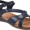 Donne Allegria Scarpe Di Pelle | Sandalo Con Cinturino Hart In Blu Scuro A Nordstrom, Taglia 10.5