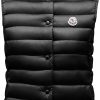 Donne Moncler Gilet | Gilet In Piumino Liane Nero Taglia 1