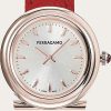 Donne Ferragamo Orologi | Orologio Gancini Donna Ip Rose Gold/Rosso