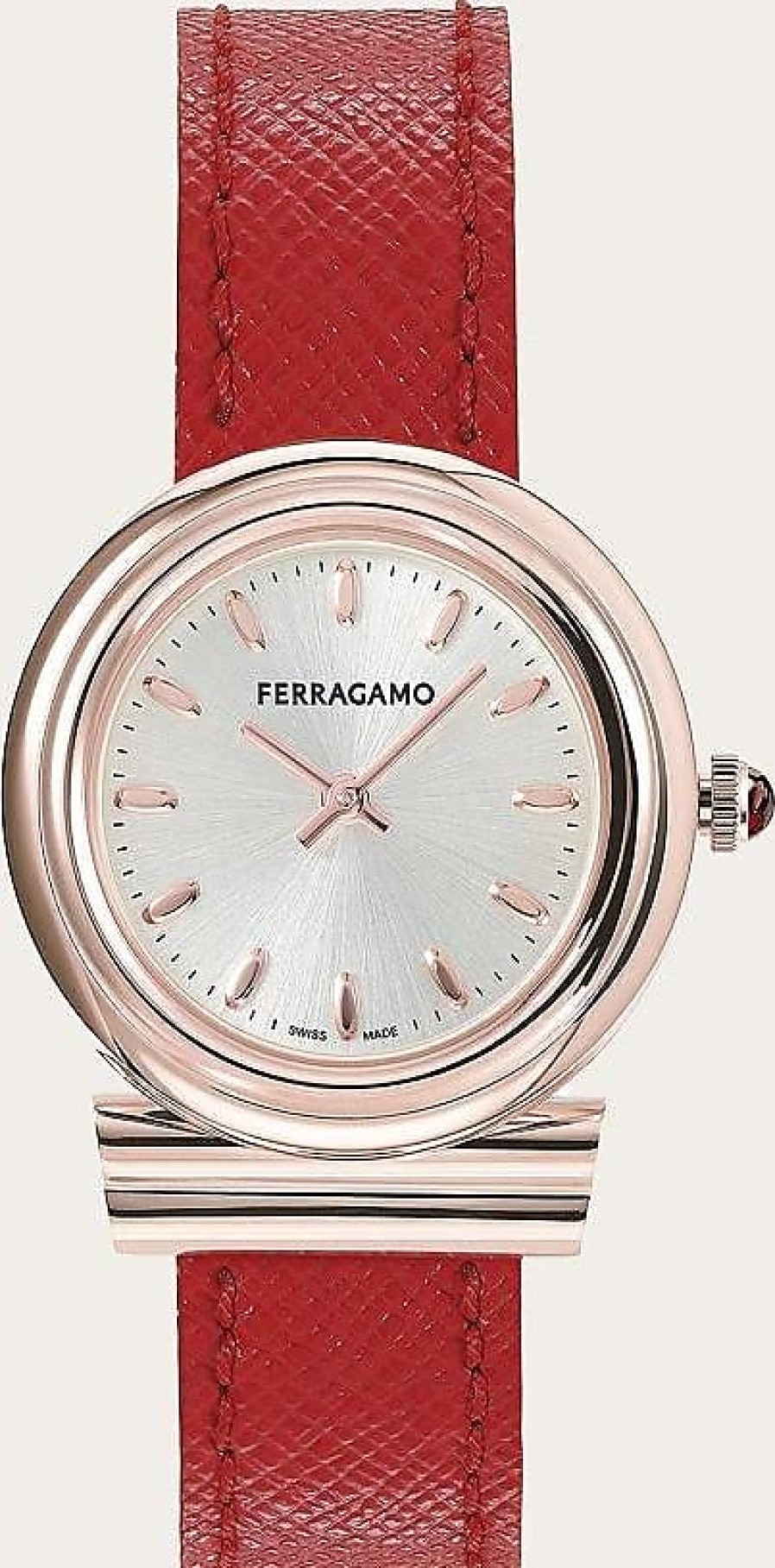 Donne Ferragamo Orologi | Orologio Gancini Donna Ip Rose Gold/Rosso