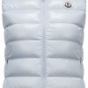 Donne Moncler Gilet | Gilet In Piumino Ghany Grigio Taglia 1