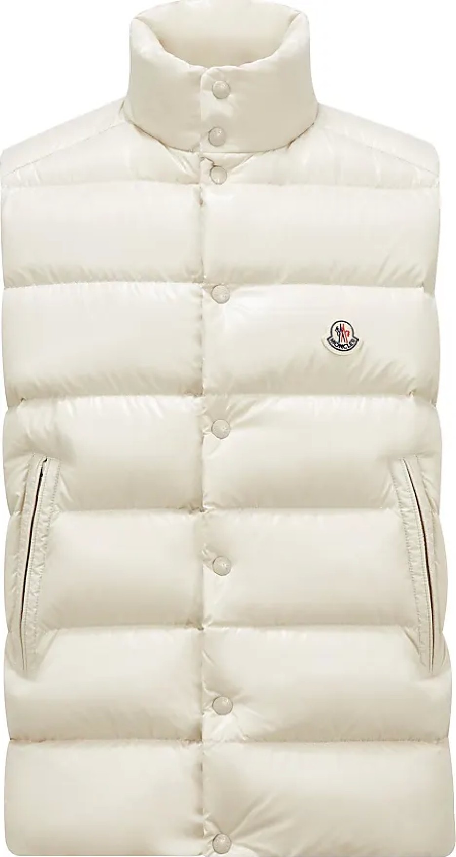 Uomini Moncler Gilet | Gilet In Piumino Tibb Beige Taglia 7