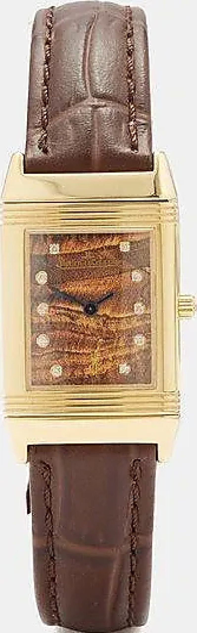 Donne Mont Blanc Orologi | Orologio Vintage Jaeger-Lecoultre Reverso In Oro 18 Kt - Donna - Marrone Multi