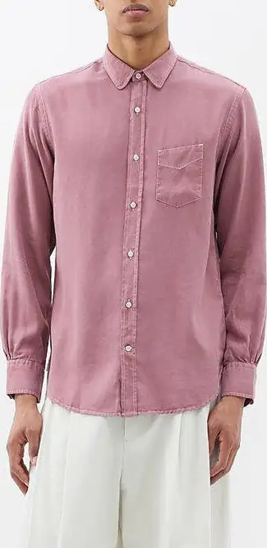 Donne BP. Camicie | Camicia Lipp Tencel Tinto In Capo - Uomo - Viola