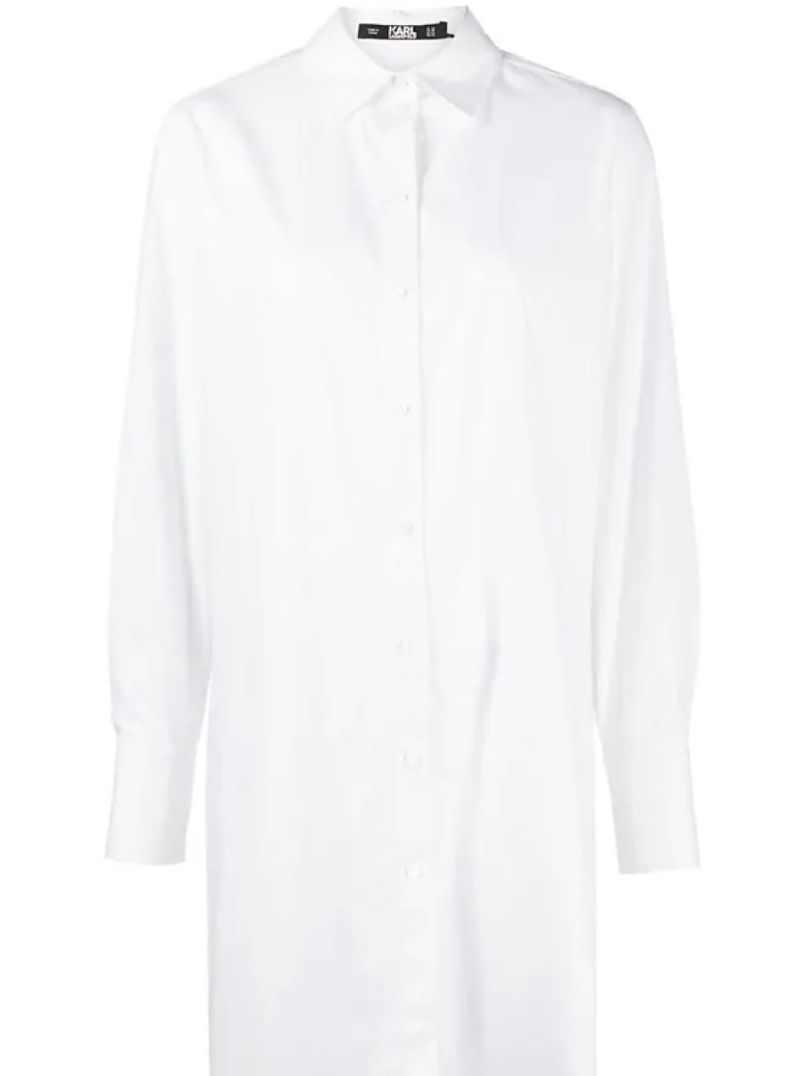 Donne Etro Camicie | Camicia In Cotone Con Stampa Logo - Donna - Cotone - 40 - Bianco