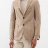 Uomini Paul Smith Abiti | Zegna - Blazer Monopetto In Misto Lana - Uomo - Beige