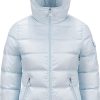 Donne Moncler Giacche | Piumino Corto Gles Blu Taglia 2