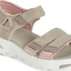 Donne Tutti i santi Sandali | Sandalo Sportivo Arch Fit Fresh Bloom In Tortora/Rosa A Nordstrom, Taglia 11