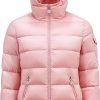 Donne Moncler Giacche | Piumino Corto Gles Rosa Taglia 4