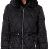 Donne Fusalp Giacche | Diamond Quilt Puffer M426048C68 (Nero) Abbigliamento Da Donna