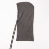 Donne Moncler Cappelli Invernali | Passamontagna In Cashmere Lavorato A Maglia - Donna - Grigio Marl