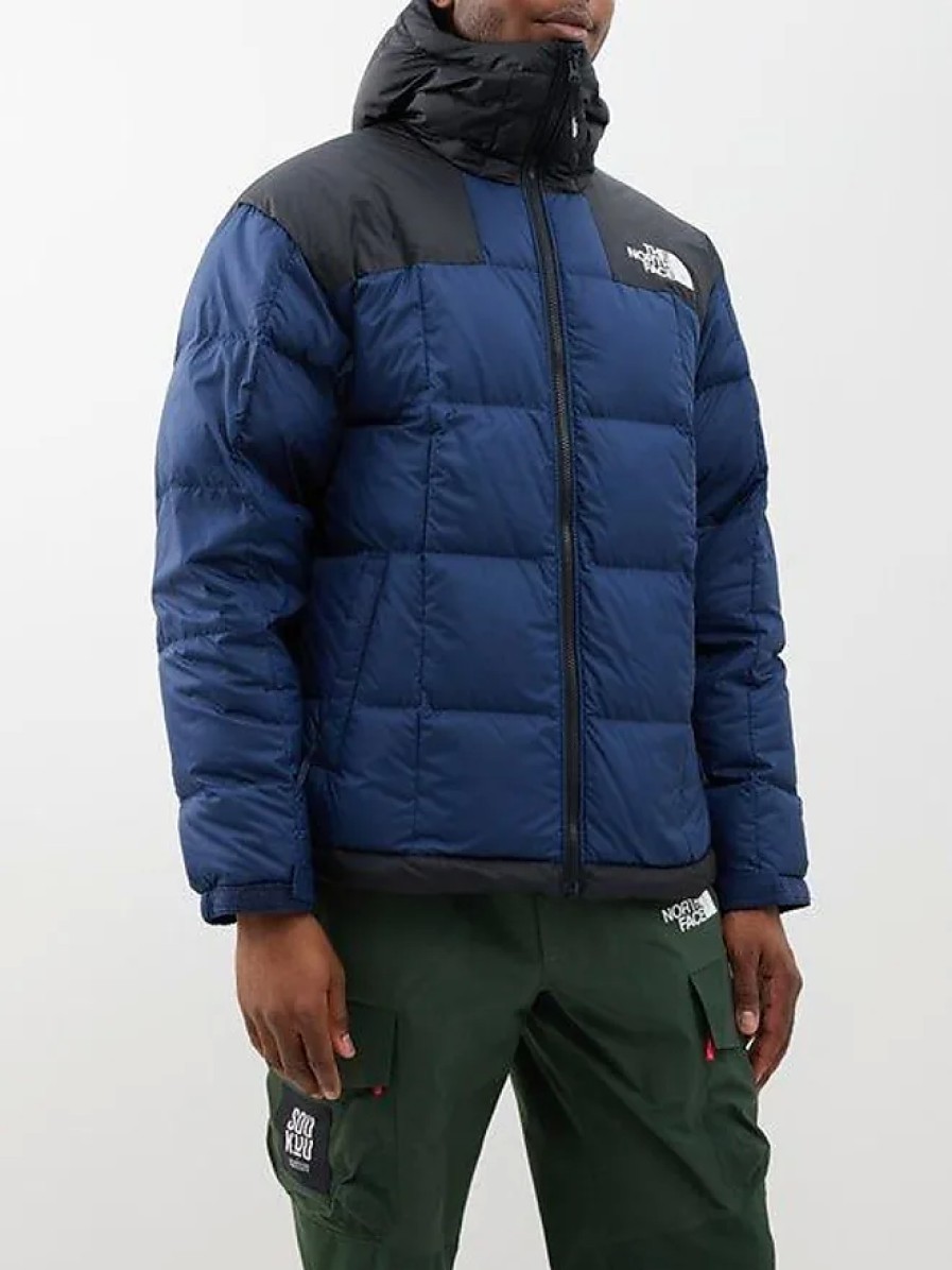 Uomini polo Ralph Lauren Giacche | Giacca Trapuntata Con Cappuccio Lhotse - Uomo - Blu Marino