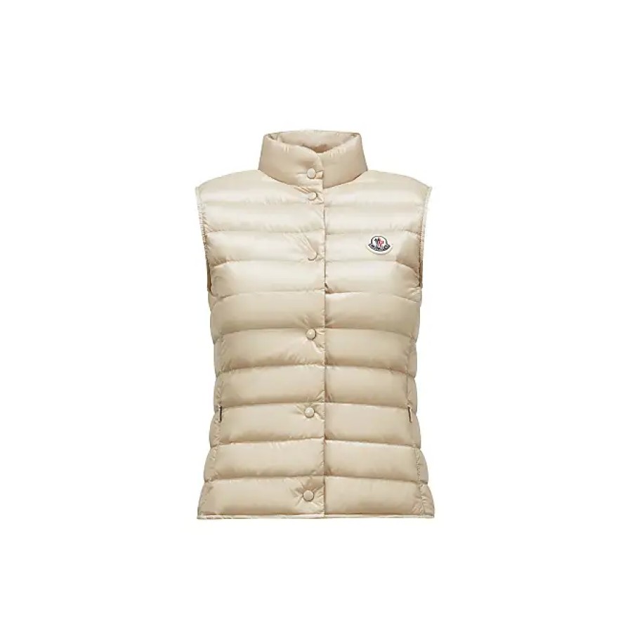 Donne MaxMara Gilet | Gilet In Piumino Liane Beige Taglia 2