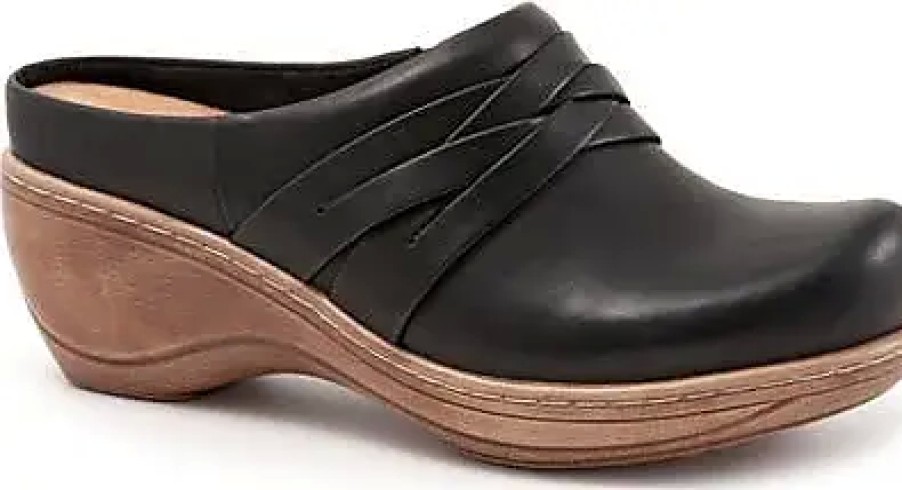 Donne Camminata leggera Muli | Zoccolo In Pelle Mackay Nero A Nordstrom, Taglia 10.5