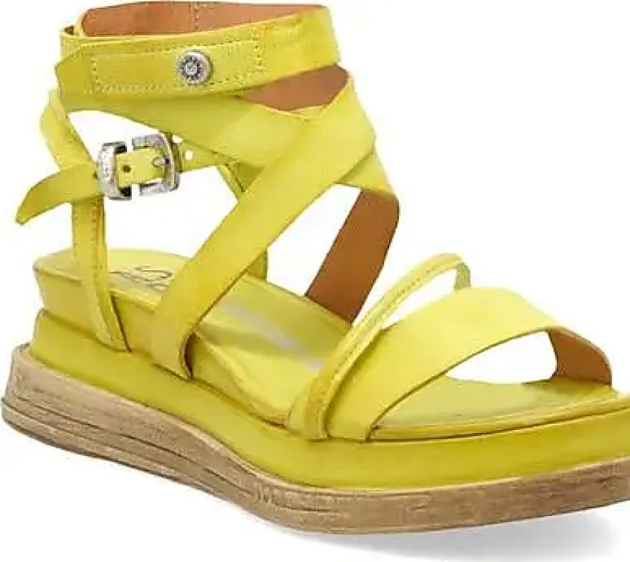 Donne PAOLO ANDREA Scarpe Con Plateau | Sandalo Con Plateau As98 Labo In Giallo A Nordstrom, Taglia 7,5-8Us