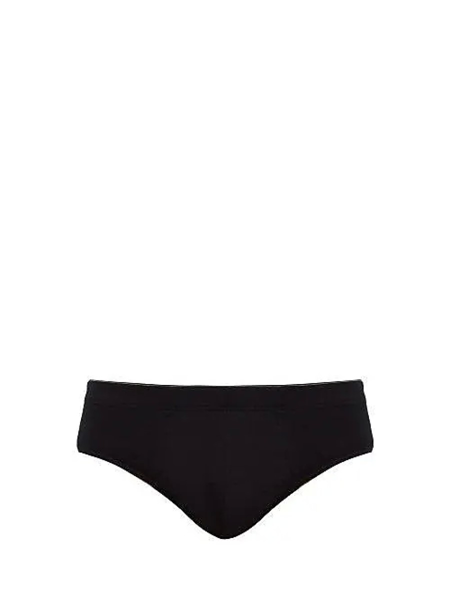 Uomini Intimo Calvin Klein Biancheria Intima | Slip Superior In Cotone Elasticizzato - Uomo - Nero