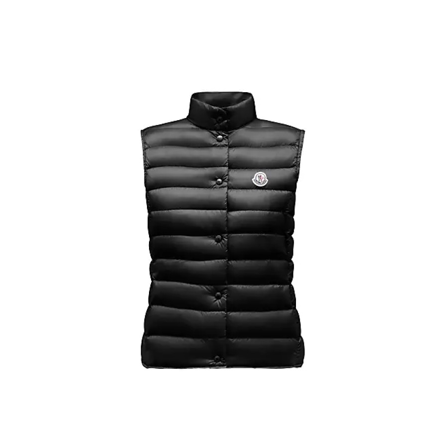 Donne Moncler Gilet | Gilet In Piumino Liane Nero Taglia 3