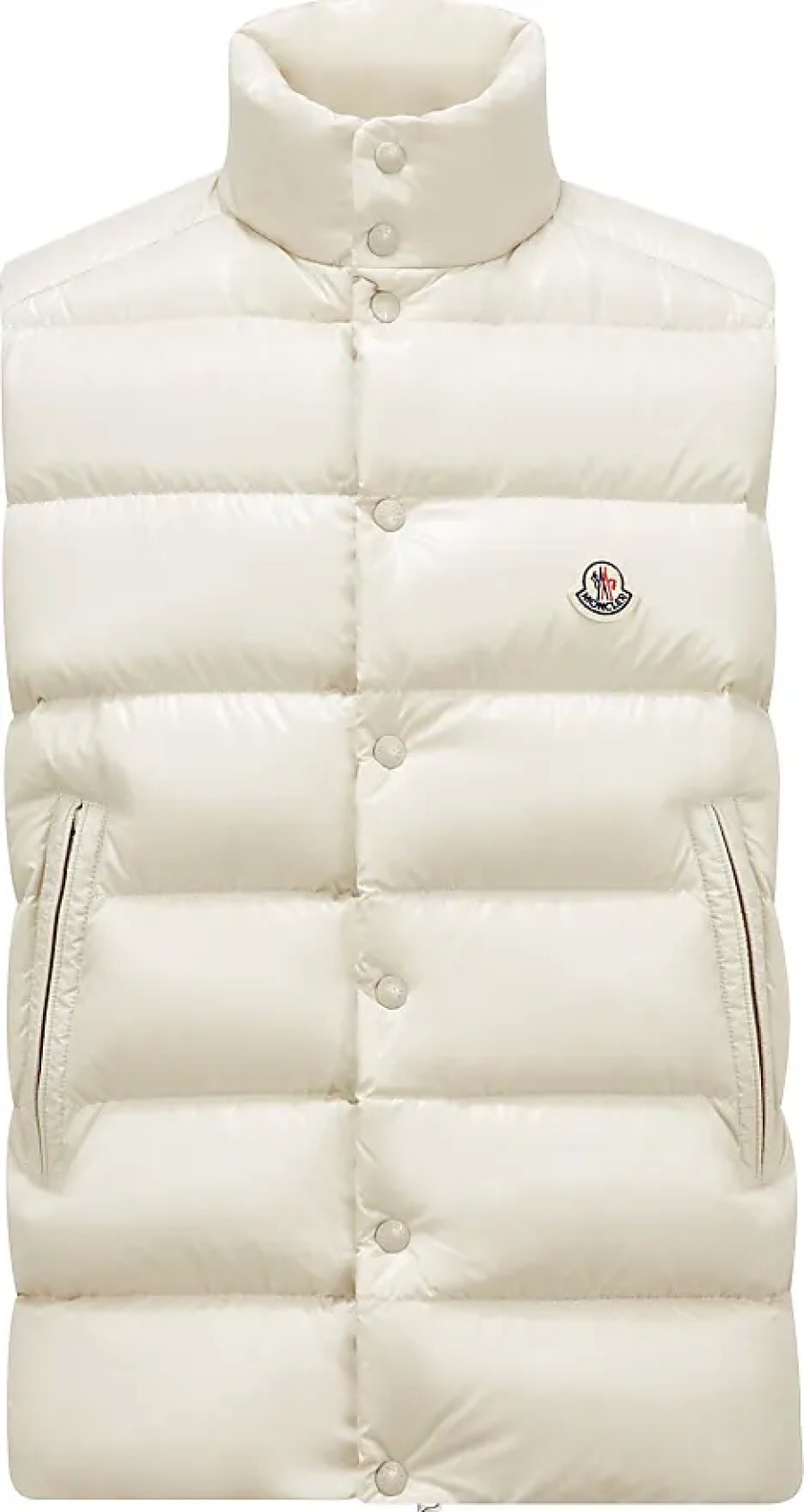 Uomini Moncler Gilet | Gilet In Piumino Tibb Beige Taglia 6