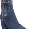 Donne Donald J. Pliner Stivaletti | Stivaletto Con Tacco A Blocco Finito In Denim Blu A Nordstrom, Taglia 5.5