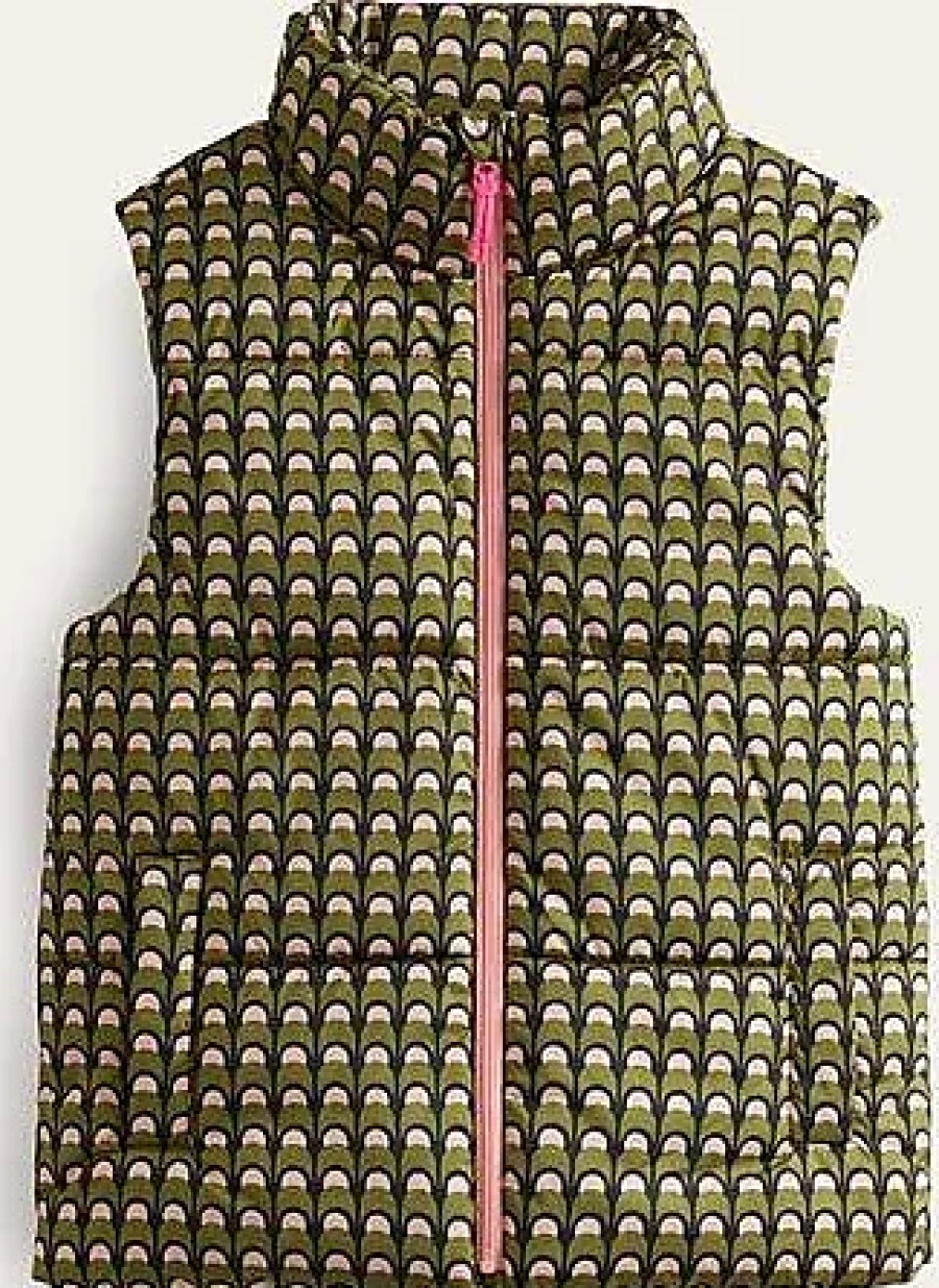 Donne Moncler Gilet | Gilet Trapuntato Fife Chalky Pink, Geo Charm Women Boden