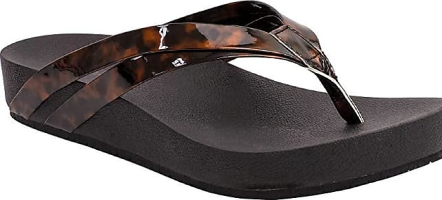 Donne FitFlop Infradito | Scarpe Da Donna Infradito Sandy Seas (Tartaruga).