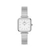 Donne Ferragamo Orologi | Quadro Studio 22X22Mm - Donna - Acciaio Inossidabile - Taglia Unica - Bianco