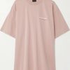 Donne Boden Magliette | T-Shirt Oversize In Jersey Di Cotone Ricamato - Rosa - Xs,S,M,L