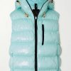 Donne Galleria Gilet | Gilet Da Sci Imbottito Trapuntato Con Cappuccio Naima - Blu - Fr34,Fr36,Fr38,Fr40,Fr42,Fr44