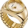 Donne Ferragamo Orologi | Orologio Ad Anello, 15Mm In Oro A Nordstrom