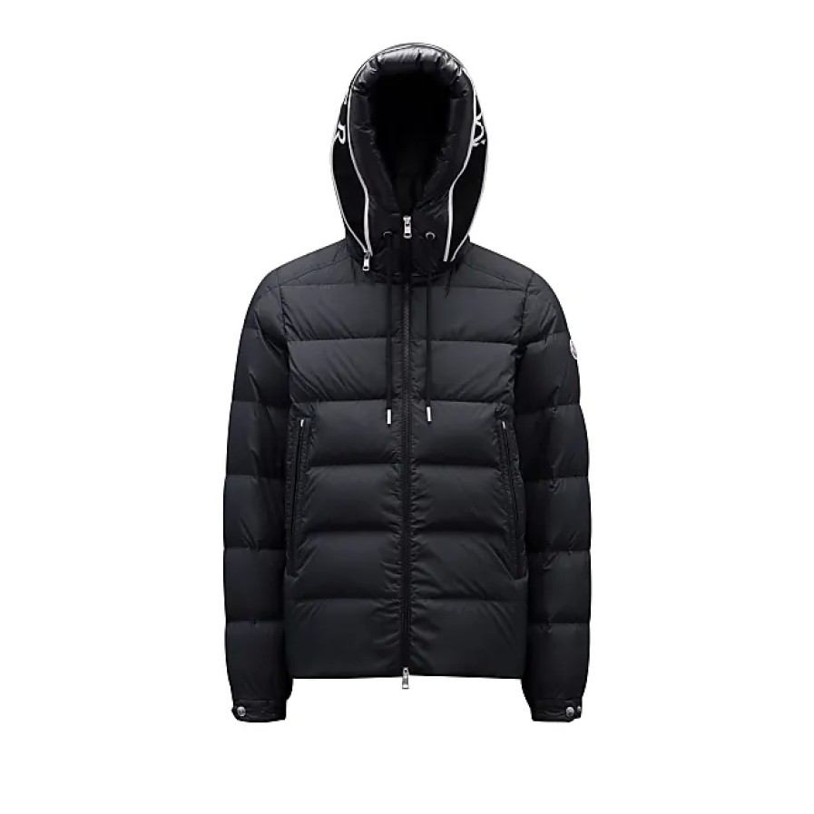 Uomini Moncler Giacche | Piumino Corto Cardere Nero Taglia 6