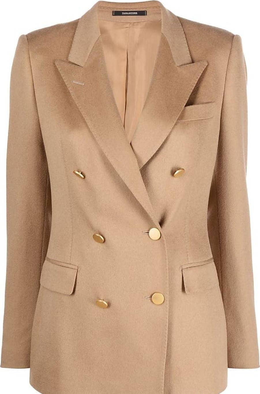 Donne Reiss Abiti | Blazer Doppiopetto In Cashmere - Donna - Cupro/Cashmere - 40 - Neutri