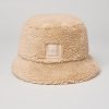 Donne Alo Yoga Cappelli | Cappello A Secchiello Foxy Sherpa In Cammello Beige, Taglia: Media/Grande | Alo Yogaae