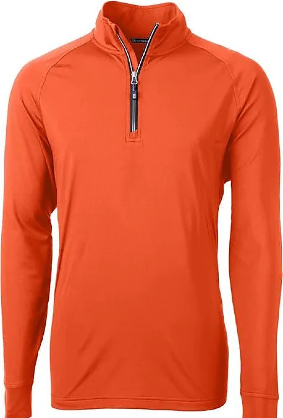 Uomini Bugatchi Maglioni | Adatta Il Pullover Con Zip A Un Quarto In Arancione College A Nordstrom, Taglia Xxx-Large