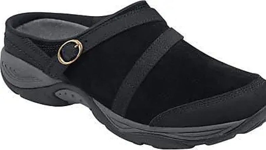 Donne Camminata leggera Muli | Zoccolo Equinox In Pelle Scamosciata Nera A Nordstrom, Taglia 5.5