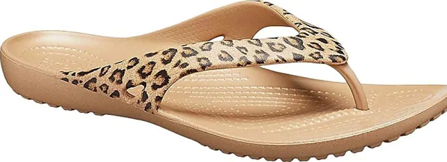 Donne Havaianas Infradito | Sandali Da Donna Kadee Ii Flip (Leopardo/Oro).