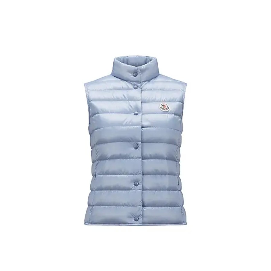 Donne Palm Angels x Moncler Gilet | Gilet Liane Blu Taglia 00