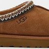 Donne Olukai Pantofole | Ugg - Pantofole In Pelle Scamosciata Foderate In Shearling Tasman - Donna - Castagna