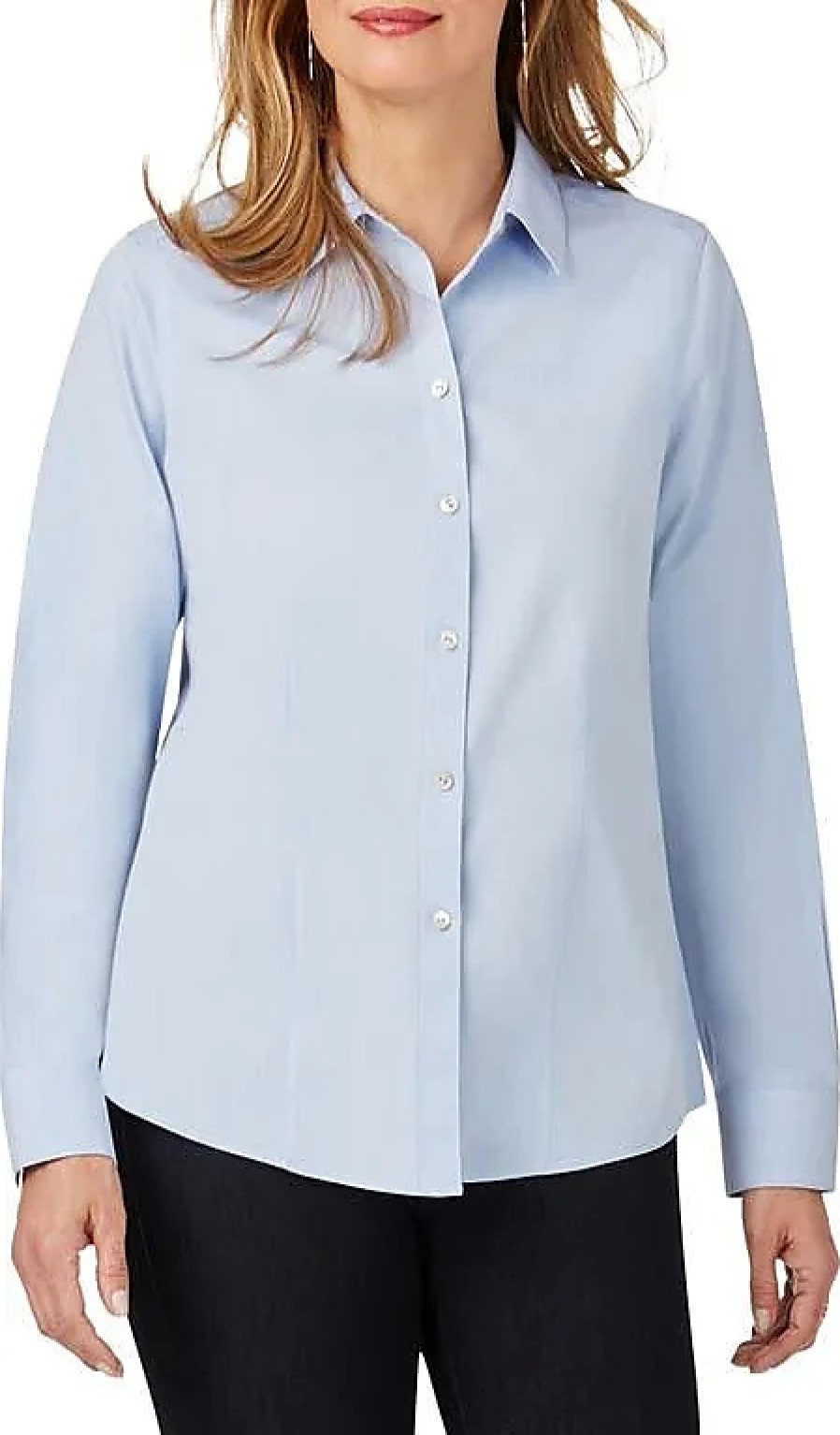 Donne Persone libere Camicie | Camicia Dianna In Cotone Non Stirabile In Onda Blu A Nordstrom, Taglia 10