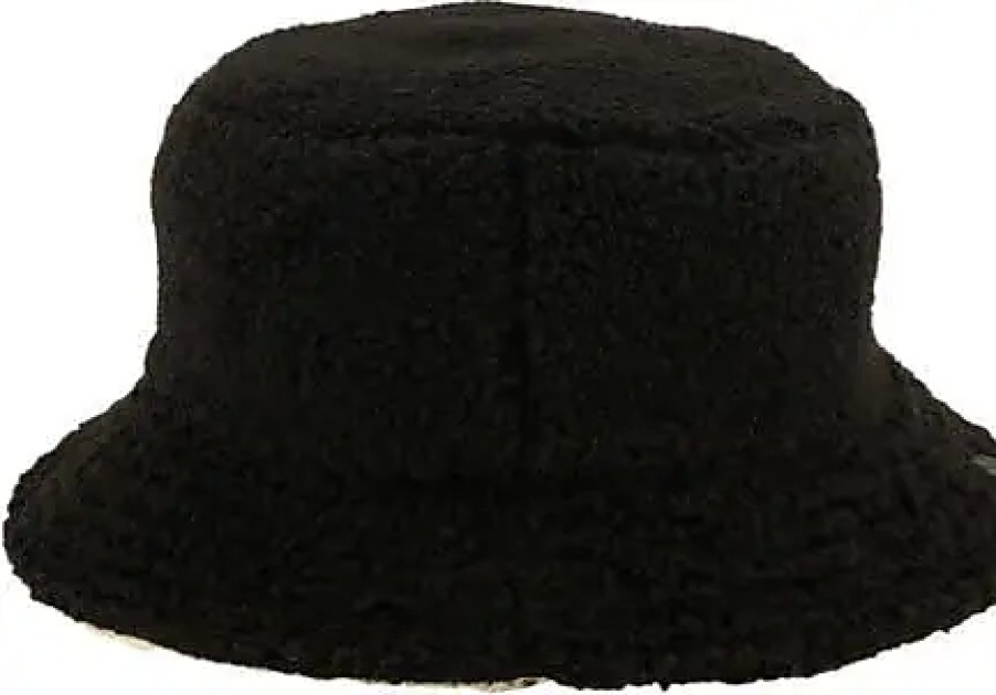 Uomini Dolce Gabbana Cappelli | Cappello A Secchiello Reversibile In Pile Teddy In Bianco Nero Su Nordstrom