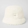 Donne Moncler Cappelli | Cappello Da Pescatore Foxy Sherpa In Bianco Avorio, Taglia: Media/Grande