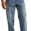 Uomini polo Ralph Lauren Jeans | Jeans Carpenter In Denim Di Cotone Non Elasticizzato Con Orlo Staccabile In Indaco Lavato A Nordstrom, Taglia 30